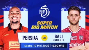 Streaming Big Match Persija vs Bali United di Vidio