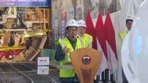 Pramono Resmikan Terowongan MRT Harmoni ke Mangga Besar