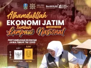 Ekonomi Jatim Tumbuh 5 Persen, Kalahkan Pertumbuhan Nasional