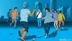 Remaja Bersajam Serang Warga di Bogor, Polisi Turun Tangan