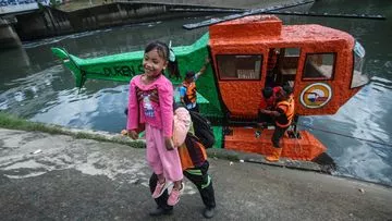Akhir Pekan Seru! Anak-anak Naik Helikopter Bareng Damkar