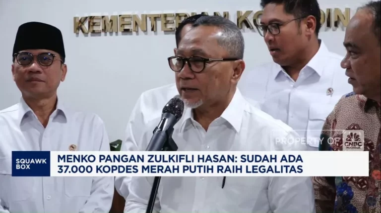 Zulhas: 37.000 Kopdes Merah Putih Sudah Resmi Terdaftar
