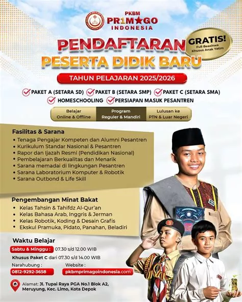 Pendaftaran PKBM Bakti Pertiwi Tahun Ajaran Baru Resmi Dibuka