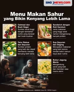 Menu sahur praktis dan sehat yang bisa dibuat cepat