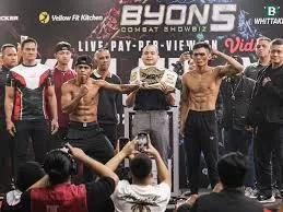 Aziz Calim Menang Dramatik di BYON Combat Showbiz Vol. 5, Raih Sabuk Juara Nasional Kickstriking