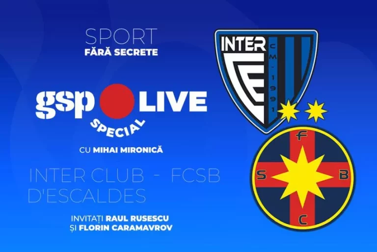 Inter Club d’Escaldes – FCSB, di babak penyisihan pertama Liga Champions » Kami berkomentar dengan Raul Rusescu dan Florin Caramavrov, di GSP Live Special