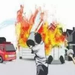 Kebakaran Hebat Melanda Gudang Utara, Kota Bandung