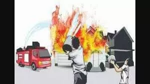 Kebakaran Hebat Melanda Gudang Utara, Kota Bandung