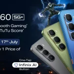 Infinix Luncurkan Hot 60 5G+ dengan Fitur Circle to Search dan Tombol AI untuk Pengguna Budget