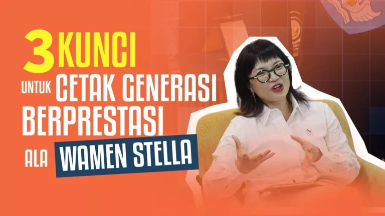 3 Tips Mencetak Generasi Berprestasi ala Wamen Stella Christie